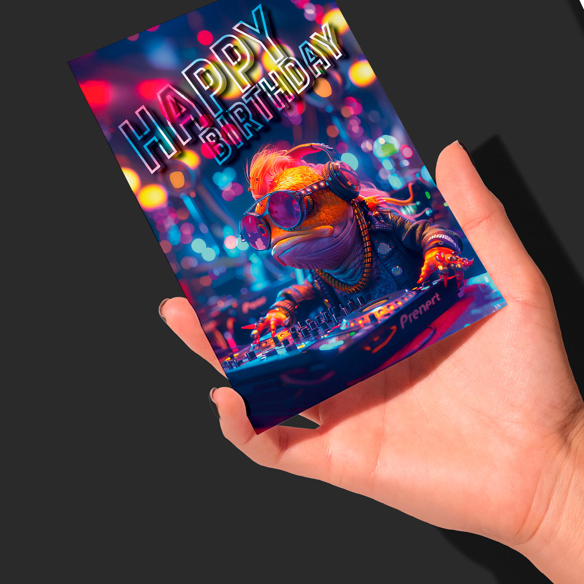 Rock On with this DJ Birthday Card
Get ready to dive into a sea of fun with our DJ Goldfish Birthday Card! This glossy-coated greetings card is like a party in your hands, featuring the lively DJ Goldfish ready to make a splash.
Make every card a hit! The blank inside lets you drop your own beats of creativity and supplied with a kraft envelope for easy posting or sharing. For music lovers.
•Card size 7x5"
• Blank Greeting card to personalise yourself
• Kraft Envelope