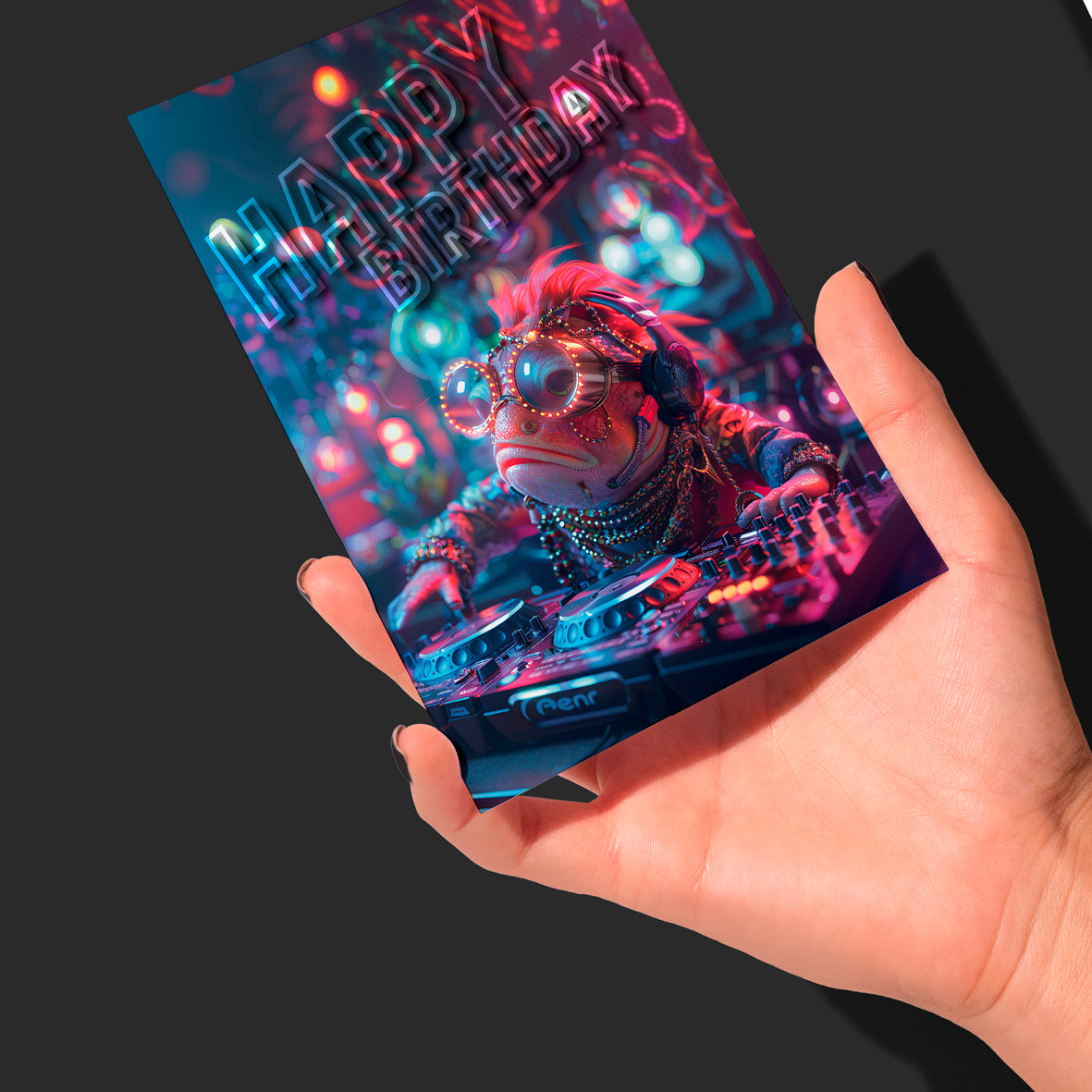 Rock On with this DJ Birthday Card
Get ready to rock out with our DJ Birthday Card! This glossy-coated greetings card is like a concert in your hands, featuring the coolest DJ around.
Make every card a hit! The blank inside lets you drop your own beats of creativity and it's supplied with a kraft envelope for easy posting or sharing. For music lovers.
• Card size 7x5"
• Blank Greetins card to personalise yourself
• Kraft Envelope