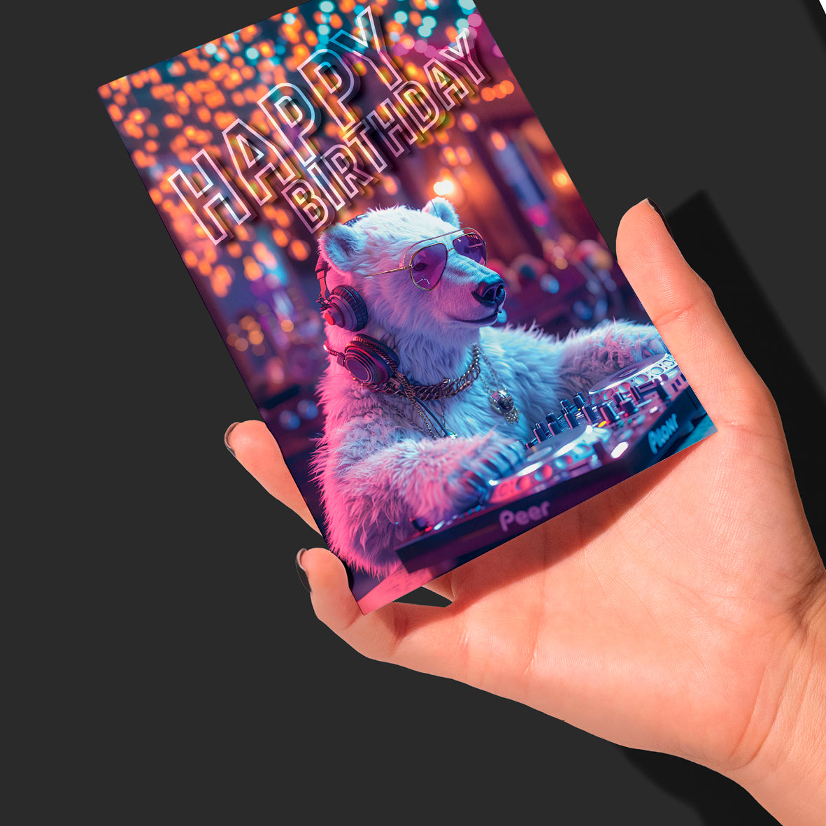 Rock On with this DJ Birthday Card
This glossy birthday card is the life of the party, featuring the coolest DJ in town. Complete with a blank kraft envelope, it's ready for you to send your good vibes or share a bear hug with someone special.
Make every card a hit! The blank inside lets you drop your own beats of creativity and supplied with a kraft envelope for easy posting or sharing. For music lovers.
• Card size 7x5"
• Blank Greetings card to personalise yourself
• Kraft Envelope