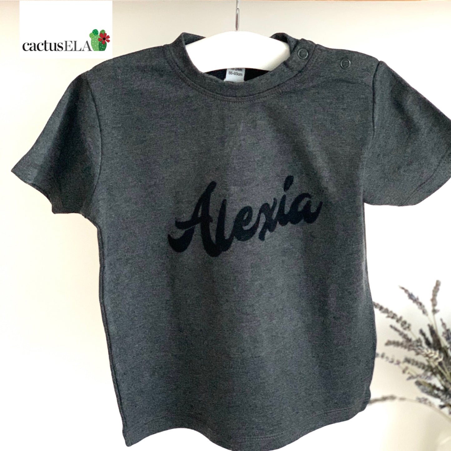 Black Personalised T-shirt