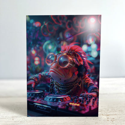 Greetings Card - DJ Punkfish