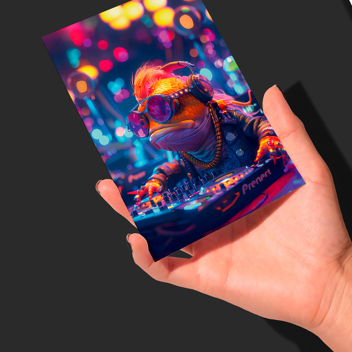 Greetings Card - DJ Gold Fish