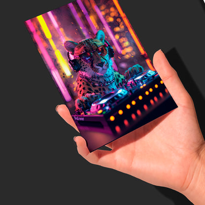 Greetings Card - DJ Cheetah