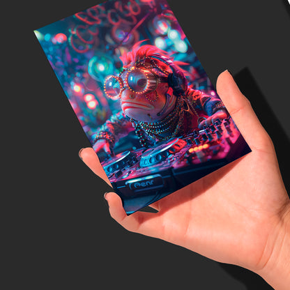 Greetings Card - DJ Punkfish
