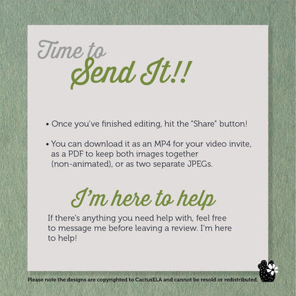 Digital Diwali Invitation, Animated Image, Editable Itinerary eCard D4