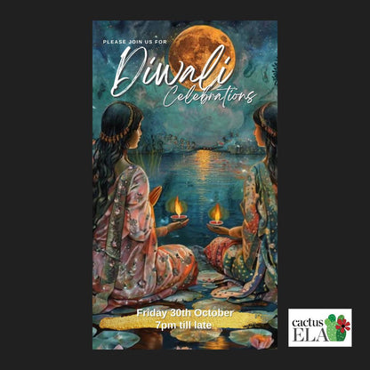 Digital Diwali Invitation, Animated Image, Editable Itinerary eCard D3