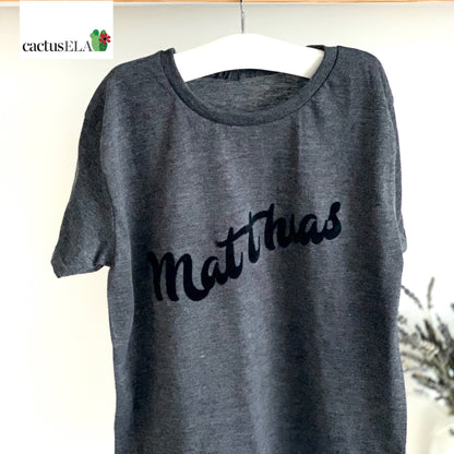 Black Personalised T-shirt